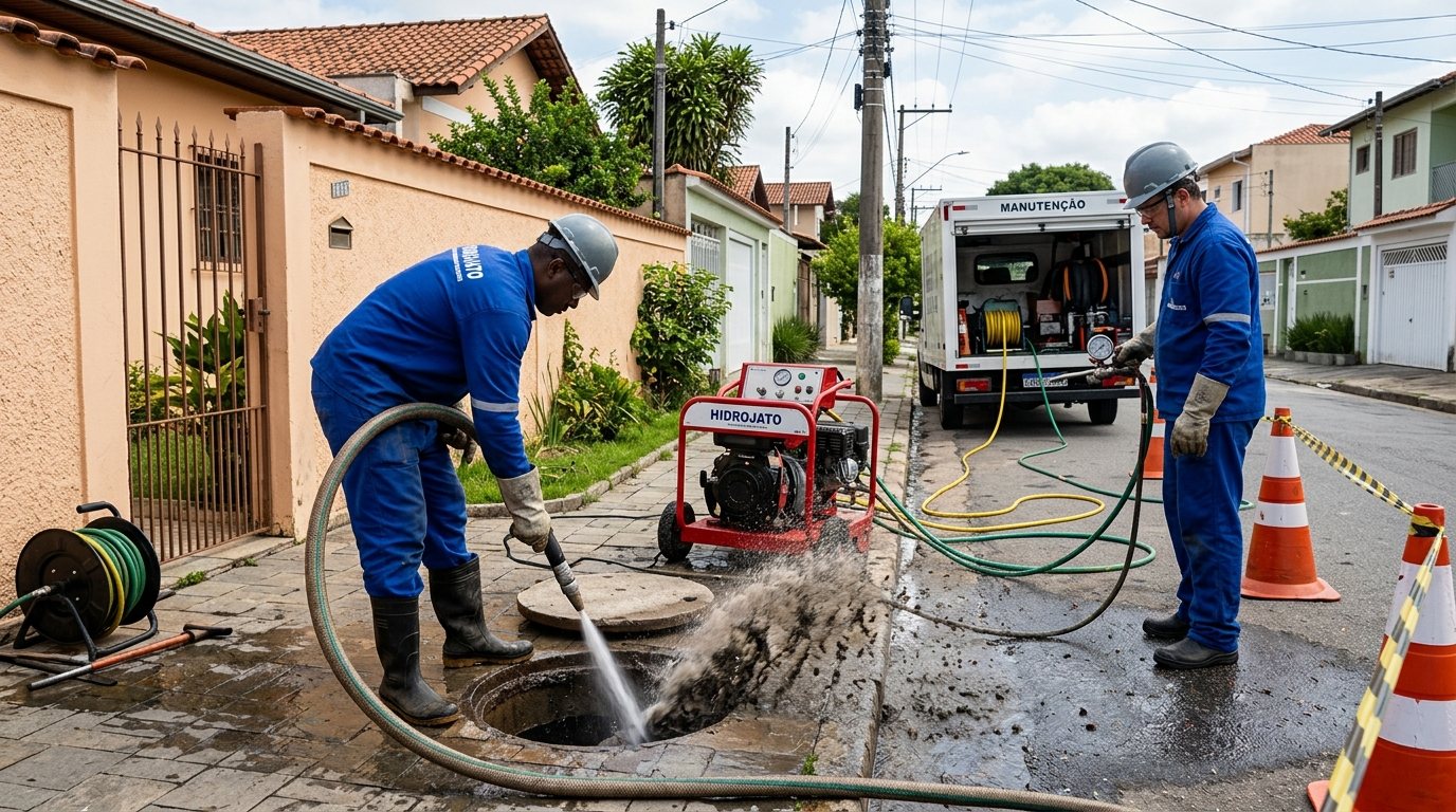 Hidrojateamento Residencial em Recife‑PE