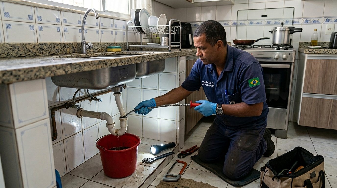Ligação da Pia da Cozinha em Recife‑PE