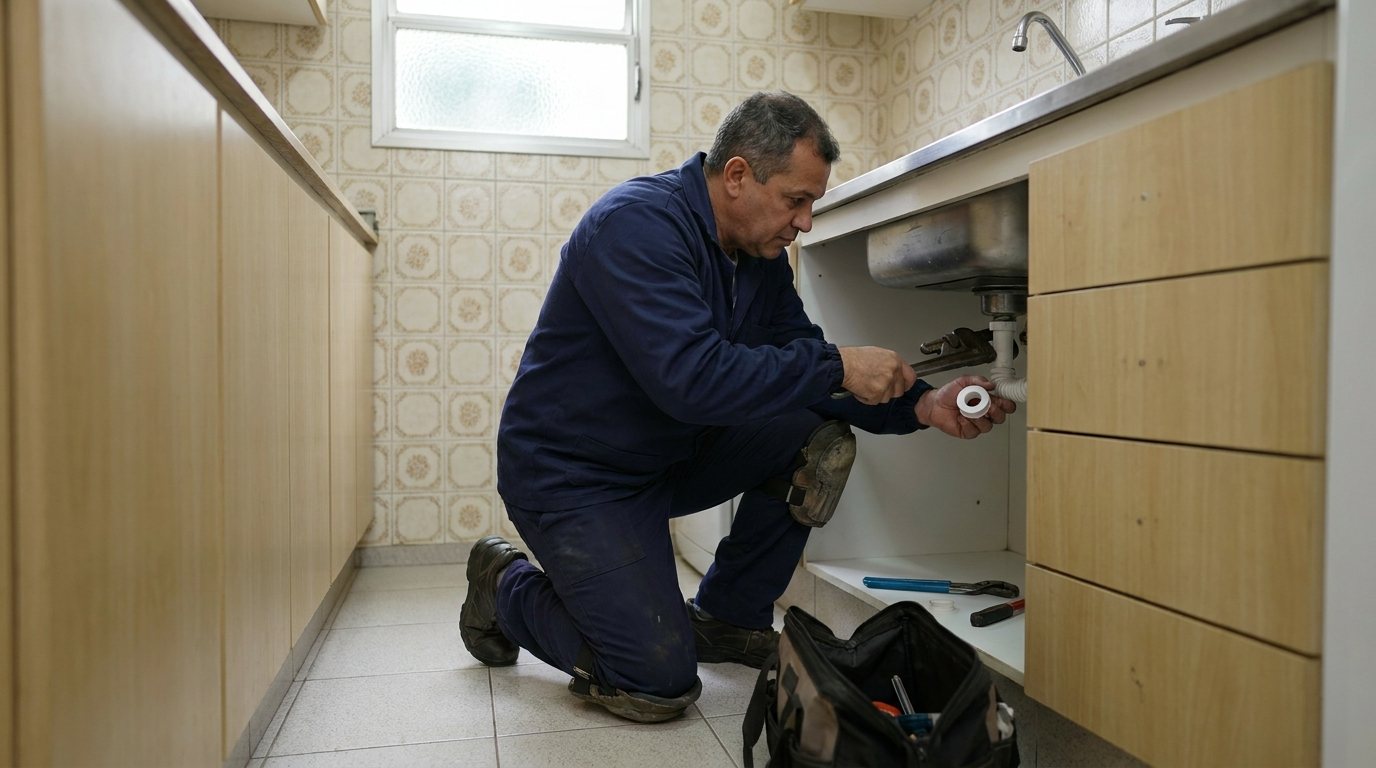 Reparo Hidráulico na Cozinha em Recife‑PE